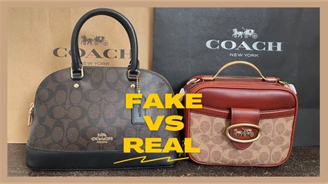 coach bags original vs fake|authentic coach purses.